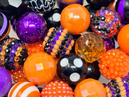 20mm Acrylic Beads -  Halloween Mix Sale