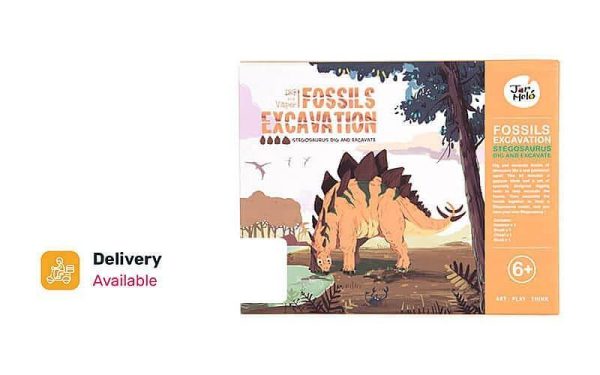 Dinosaurs (Stegosaurus  T-Rex) Fossil Excavation Art Experience Kit from $24 on Sale