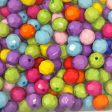 12 mm Acrylic Beads - Facet Mix For Cheap