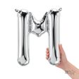 16 inch LETTER M - NORTHSTAR - SILVER (AIR-FILL ONLY) Supply