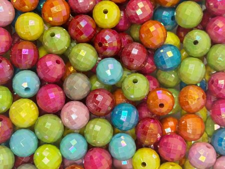 12 mm Acrylic Beads - Disco Mix For Discount