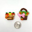 Handmade Clay Doll - fall basket Cheap