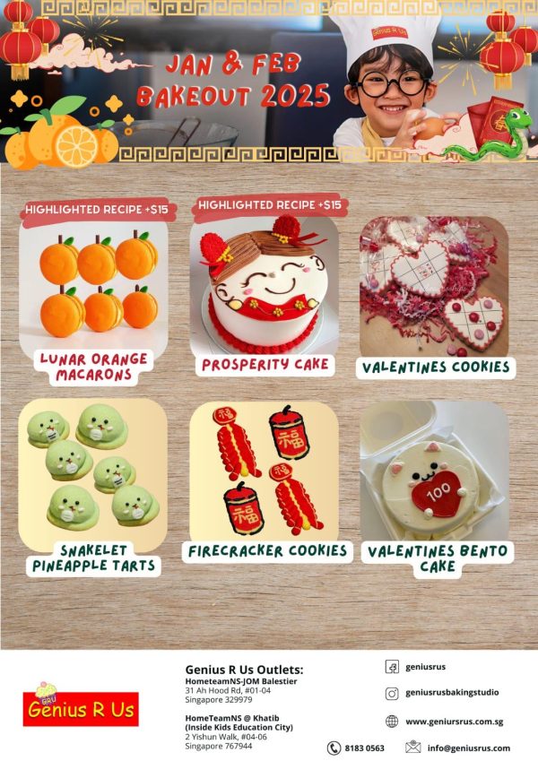 Genius R Us: January & February Child Baking Workshop Online Hot Sale