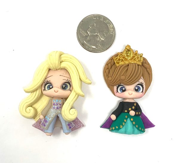 Handmade Clay Doll - Frozen on Sale