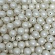 12 mm Acrylic Beads - Matte White Cheap