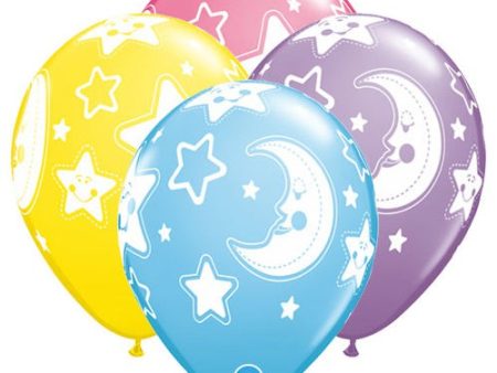 11 inch BABY MOON & STARS - SPECIAL ASSORTMENT Online now