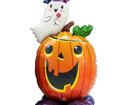 56 inch PUMPKIN AND GHOST AIRLOONZ Cheap