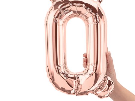 16 inch LETTER Q - NORTHSTAR - ROSE GOLD (AIR-FILL ONLY) For Discount