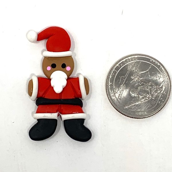 Handmade Clay Doll - Brown Santa Online Hot Sale