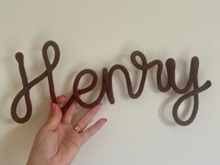 ‘Henry’ Knitted Name Sale