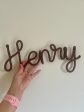 ‘Henry’ Knitted Name Sale