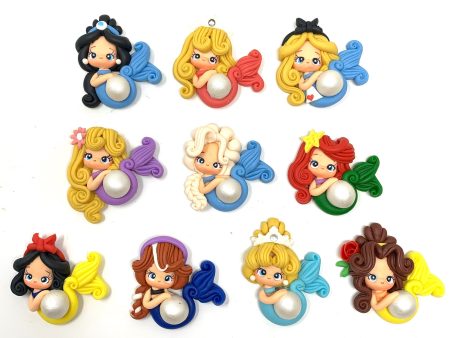 Handmade Clay Doll - Disney Princess Mermaid Online now