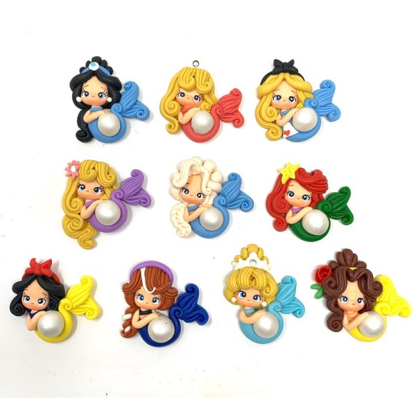 Handmade Clay Doll - Disney Princess Mermaid Online now