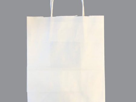 10 inch X 8 inch WHITE GIFT BAG Sale