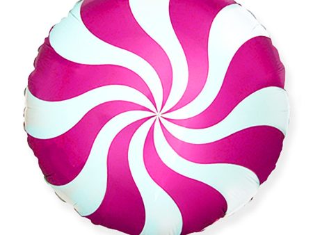 18 inch PEPPERMINT CANDY - MAGENTA on Sale