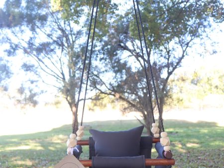 Dark Grey Weatherproof Canvas - Baby Swing For Cheap