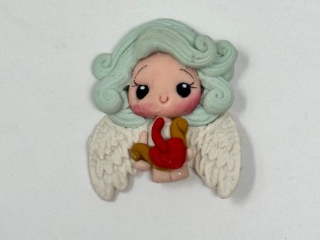 Handmade clay - Valentine angel Fashion