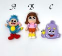 Handmade Clay Doll - Dora the explorer Hot on Sale