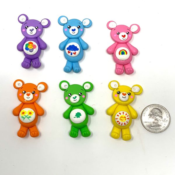 Handmade Clay Doll - Care Bear Inspired For Discount