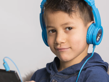 BuddyPhones Explore+: Wired Headphones With Inline Mic For Kids Online